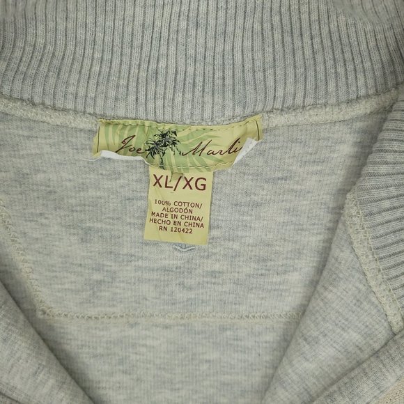 Vintage Joe Marlin Pullover Sweater Quarter Zip Men Size XL Retro Soft Cotton - Picture 5 of 12